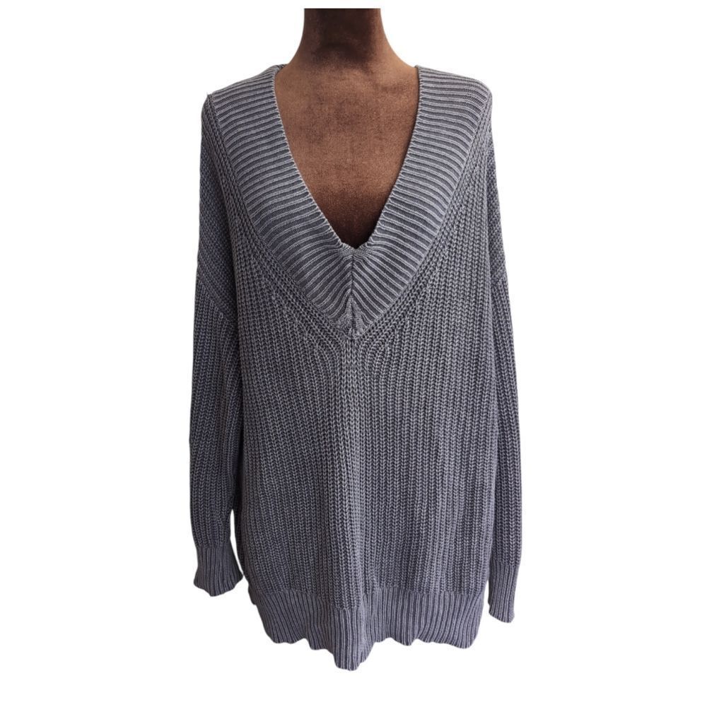 Aerie v-neck oversized tunic sweater size s